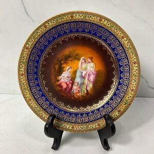 VINTAGE EPIAG D. F. Czechoslovakia Bohemian Porcelain Collector Plate